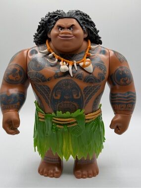 Disney Moana Maui 11" Action Figure Hasbro 2015 Demigod Tattoo Toy B8307